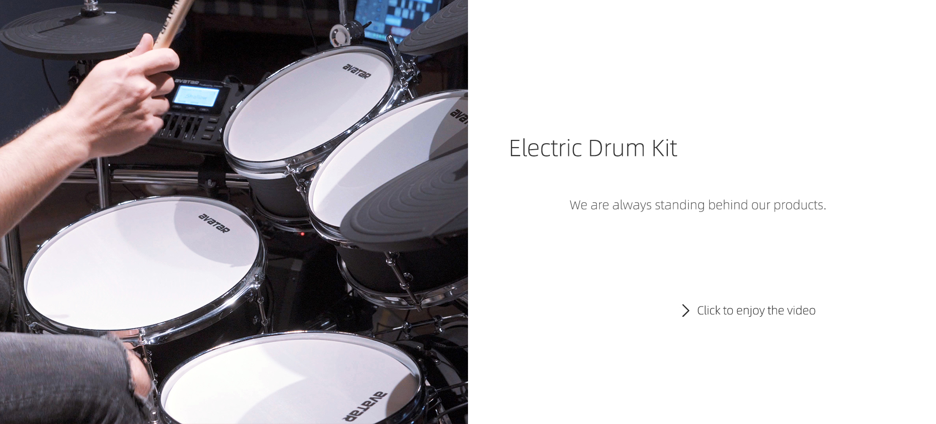 Avatar electronic deals drum kit